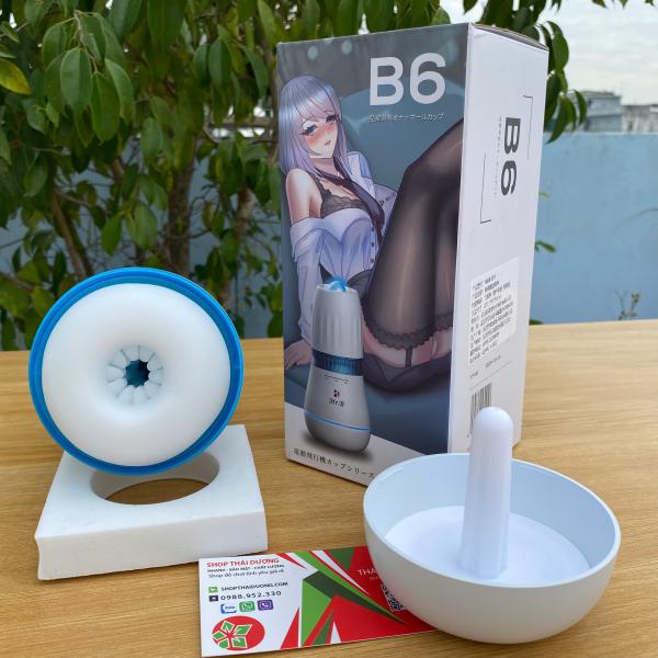 Mr.B B6 Ouyasi Cốc Thủ Dâm Tự Động Hút Rung, Tích Hợp Làm Ấm Cao Cấp