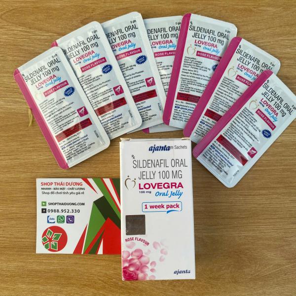 Oral Jelly 100mg  Thạch Uống Hỗ Trợ Tăng Sinh Lý Nữ, Hộp 7 Gói 