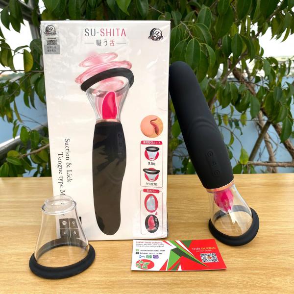 Máy liếm hút ti vú  rung cầm tay A-ONE Kazuhiko Nhật Bản 