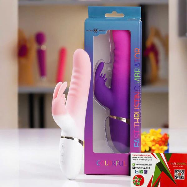 Dương Vật Giả Loving World  Rung Thụt Tỏa Nhiệt  Sextoy Cao Cấp Cho Nữ 