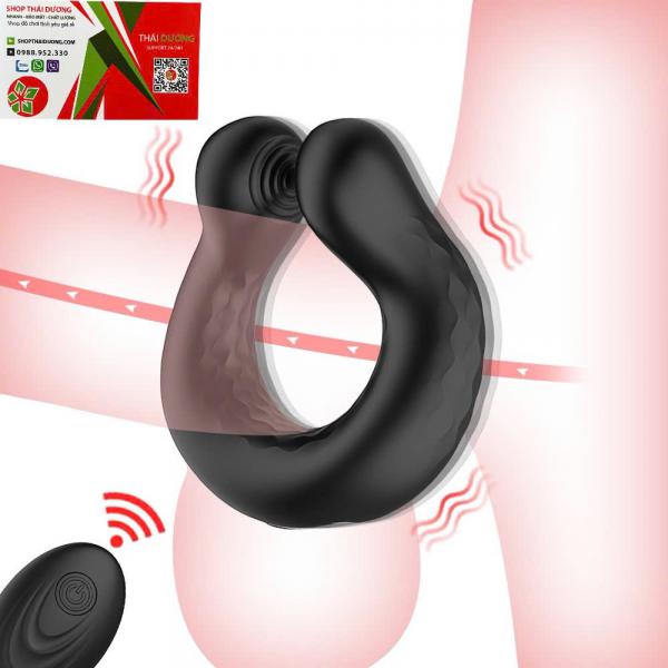 Vòng Rung Cao Cấp Pipedream Pincer Grasp 2 Động Cơ Điều Khiển Từ Xa Siêu Mạnh 