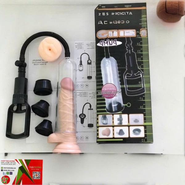 Máy Tập Dương Vật Penis Pump  Bơm Hút Chân Không Tăng Kích Thước To Dài Hiệu Quả 