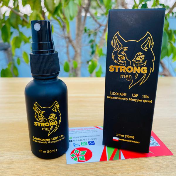 Xịt Balan Strong Men 30ml  Giải Pháp Kéo Dài Thời Gian Quan Hệ Cho Nam Giới 