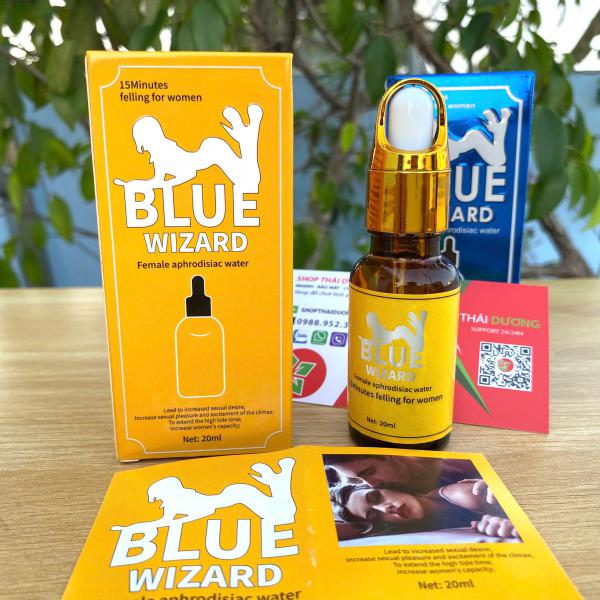 Blue Wizard Gold 20ml  Tinh chất Kích thích tình dục nữ cao cấp, chính hãng