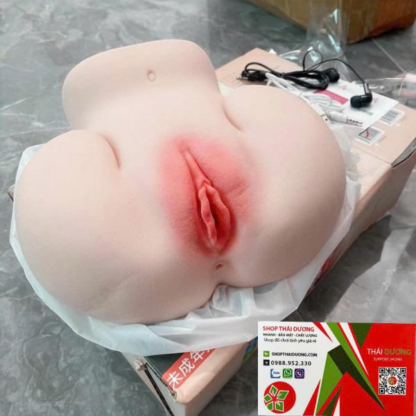 Mông Giả Silicon 3KG Nguyên Khối Siêu Mềm  Âm Đạo Giả Rung Rên Tự Động Cực Đã 