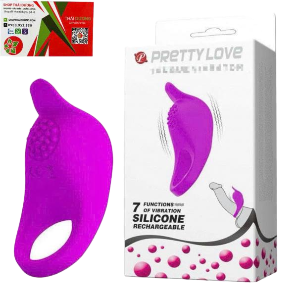Vòng Đeo Chống Xuất Tinh Sớm PrettyLove 7 Chế Độ Rung Cao Cấp