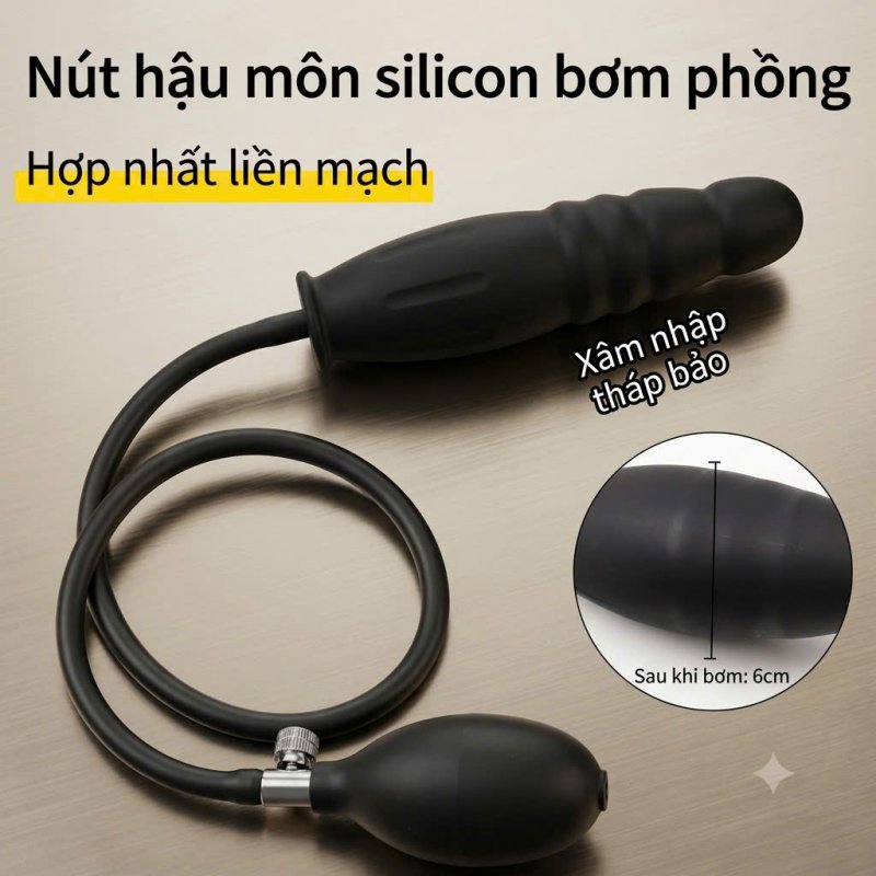Sextoy Nút Cắm  Hậu Môn Bơm Hơi  Căng Phồng Kích Thích 