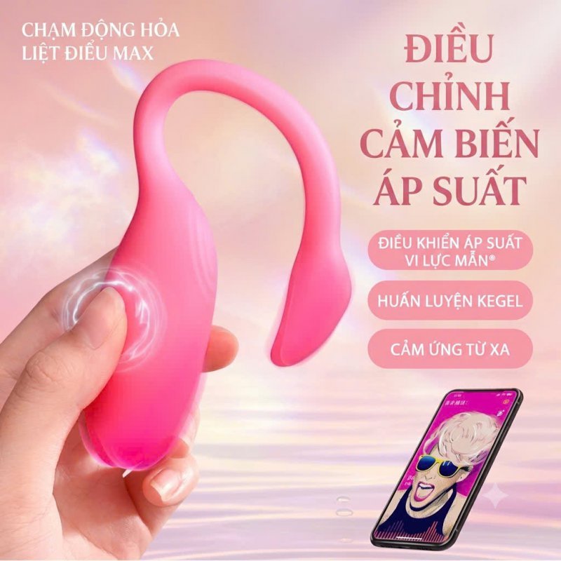 Trứng Rung Thiên Nga Magic Motion Flamingo Max Cảm Biến Áp Suất 